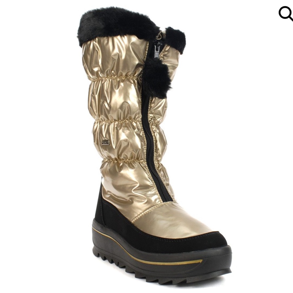 Pajar Canada Womens Toboggan 2.0 Gold Metal Stellare Winter Boots